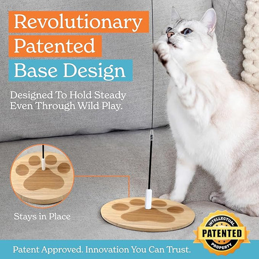 9pcs Interactive Cat Toys for Indoor Cats Suction Cup Cat Toys for Indoor Cats Bird Hunting Slefplay Simulation for Kitten Flying Bird Toy Feather Wand Attachments