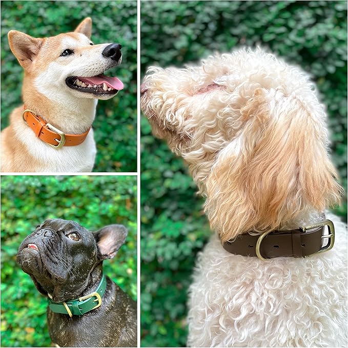 Tuff Pupper Classic Heavy Duty Dog Collar | 10x Stronger Than Leather | 100% Waterproof & Odor Proof Dog Collar | Tough Rust-Proof All Metal Hardware