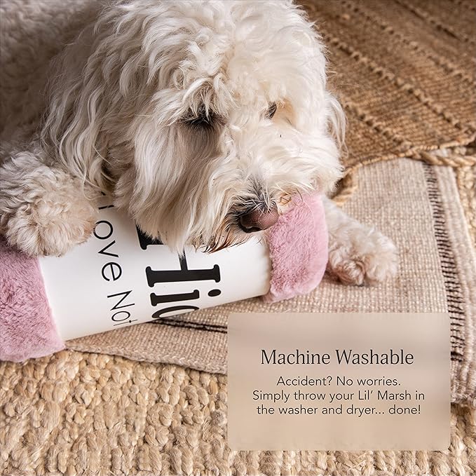 UnHide Lil’ Pet Marsh - Faux Fur Pet Blanket - Extra Soft, Lightweight, Durable Pet Blanket - Machine Washable - for Bed Cover, Couch Protection, and Crate Comfort - Rosy Baby, 34” x 44”