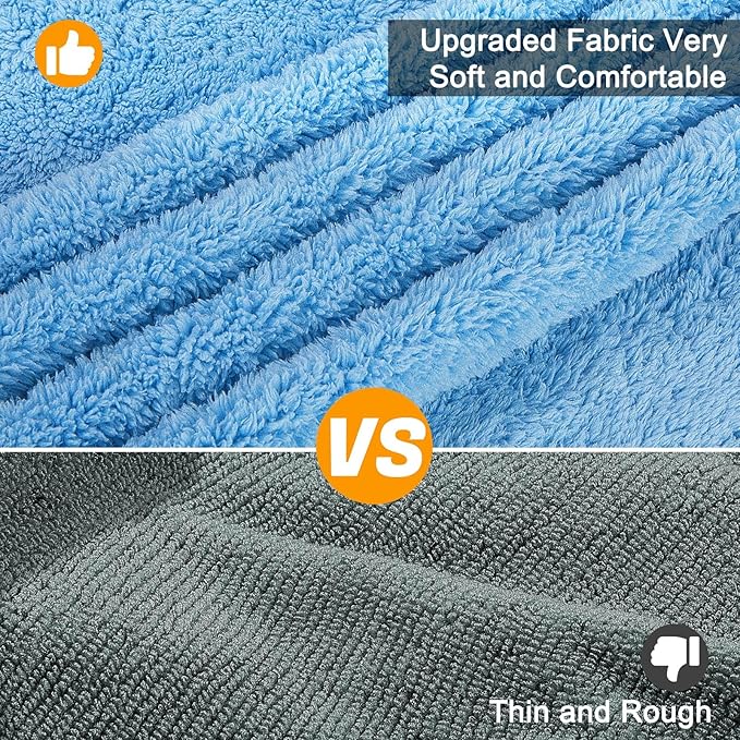 Dog Bathrobe Super Absorbent Dog Towels Large Quick Drying Robes for After Bath Soft Adjustable Warm Keeping Dogs Towel(S-XXL)