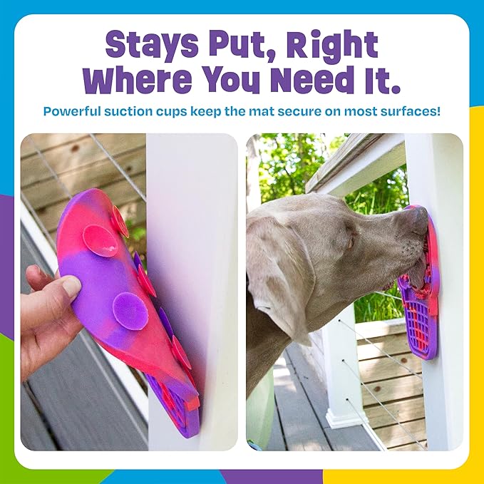 Brightkins Pup Cone Lick Mat, Food Rubber Mat and Snuffle Pet Supplies, Enrichment Puppy Pads Essentials Products, Anxiety Relief Items, Interactive Dog Toys