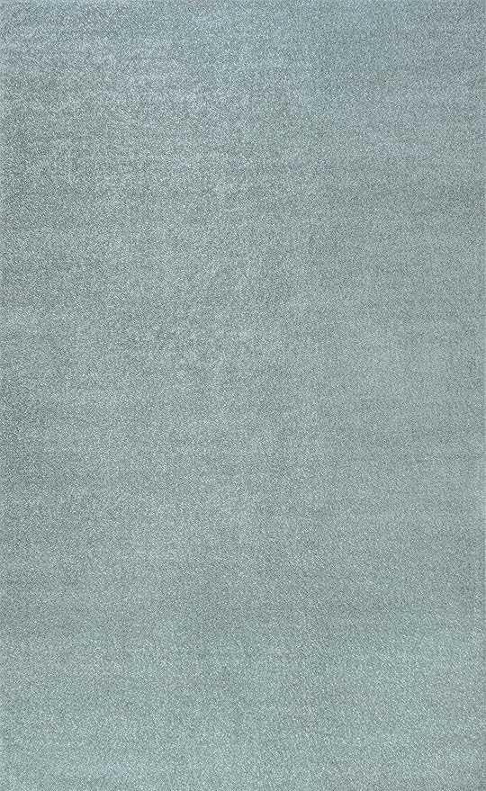 JONATHAN Y Haze Solid Low-Pile Aqua Blue Indoor Area Rug 3x5, Coastal,Bohemian,Minimalist,Classic, Easy-Cleaning for Living Room,Bedroom,Kitchen,Pet Friendly,Non-Shedding (SEU100S-3)