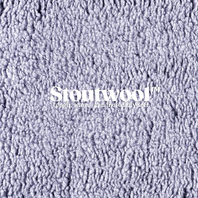 Stoutwool Indestructible Dog Bed - Fluffy Chew Proof Dog Crate Pad - Tough Kennel Pad for Aggressive Chewers - Washable, Ideal for Medium Breeds & Fits 30-Inch Crate - 29"x18", Jacaranda