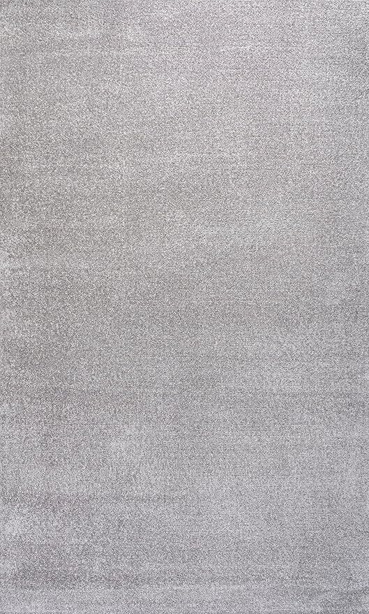 JONATHAN Y Haze Solid Low-Pile Light Gray Indoor Area Rug 3x5, Coastal,Bohemian,Minimalist,Classic, Easy-Cleaning for Living Room,Bedroom,Kitchen,Pet Friendly,Non-Shedding (SEU100K-3)