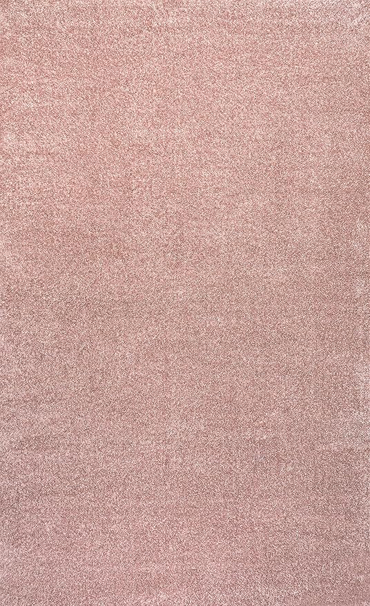 JONATHAN Y Haze Solid Low-Pile Pink Indoor Area Rug 3x5, Coastal,Bohemian,Minimalist,Classic, Easy-Cleaning for Living Room,Bedroom,Kitchen,Pet Friendly,Non-Shedding (SEU100P-3)