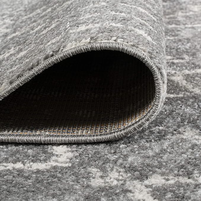 JONATHAN Y Boho Vintage Diamond Gray/Ivory Square Area Rug 3X3 ft, Moroccan Hype for Living Room, Bedroom, Kitchen, Office, Easy-Cleaning, High Traffic, Pet-Friendly, Non-Shedding (MOH101C-3SQ)