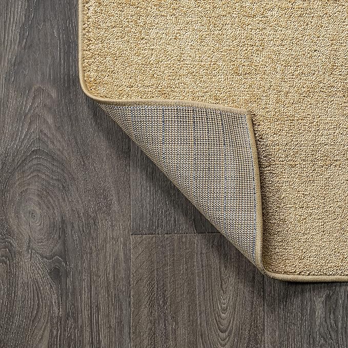 JONATHAN Y Haze Solid Low-Pile Mustard Indoor Area Rug 3x5, Coastal,Bohemian,Minimalist,Classic, Easy-Cleaning for Living Room,Bedroom,Kitchen,Pet Friendly,Non-Shedding (SEU100B-3)