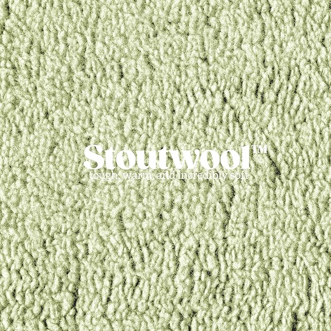 Stoutwool Indestructible Dog Bed - Fluffy Chew Proof Dog Crate Pad - Tough Kennel Pad for Aggressive Chewers - Washable, Ideal for Jumbo Breeds & Fits 54-Inch Crate - 53"x35", Gleam